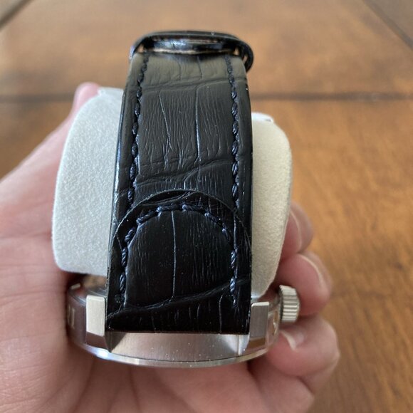 Invicta I-Force Silver Dial Stainless Steel Black Leather Men's Watch 13009 - Picture 4 of 8